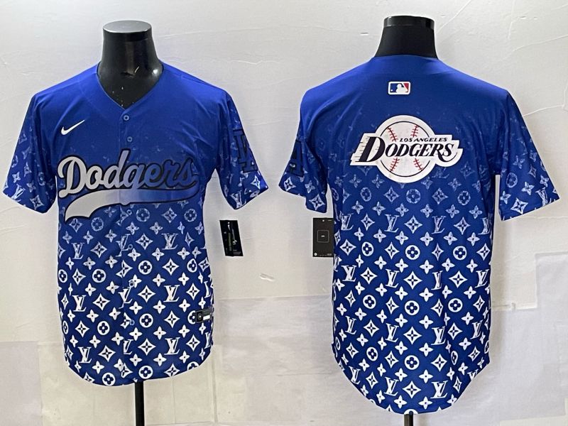 Men Los Angeles Dodgers Blank Blue Nike 2025 MLB jersey 014->los angeles dodgers->MLB Jersey